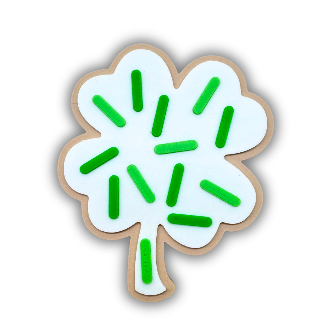 Clover Shamrock Cookie Magnets