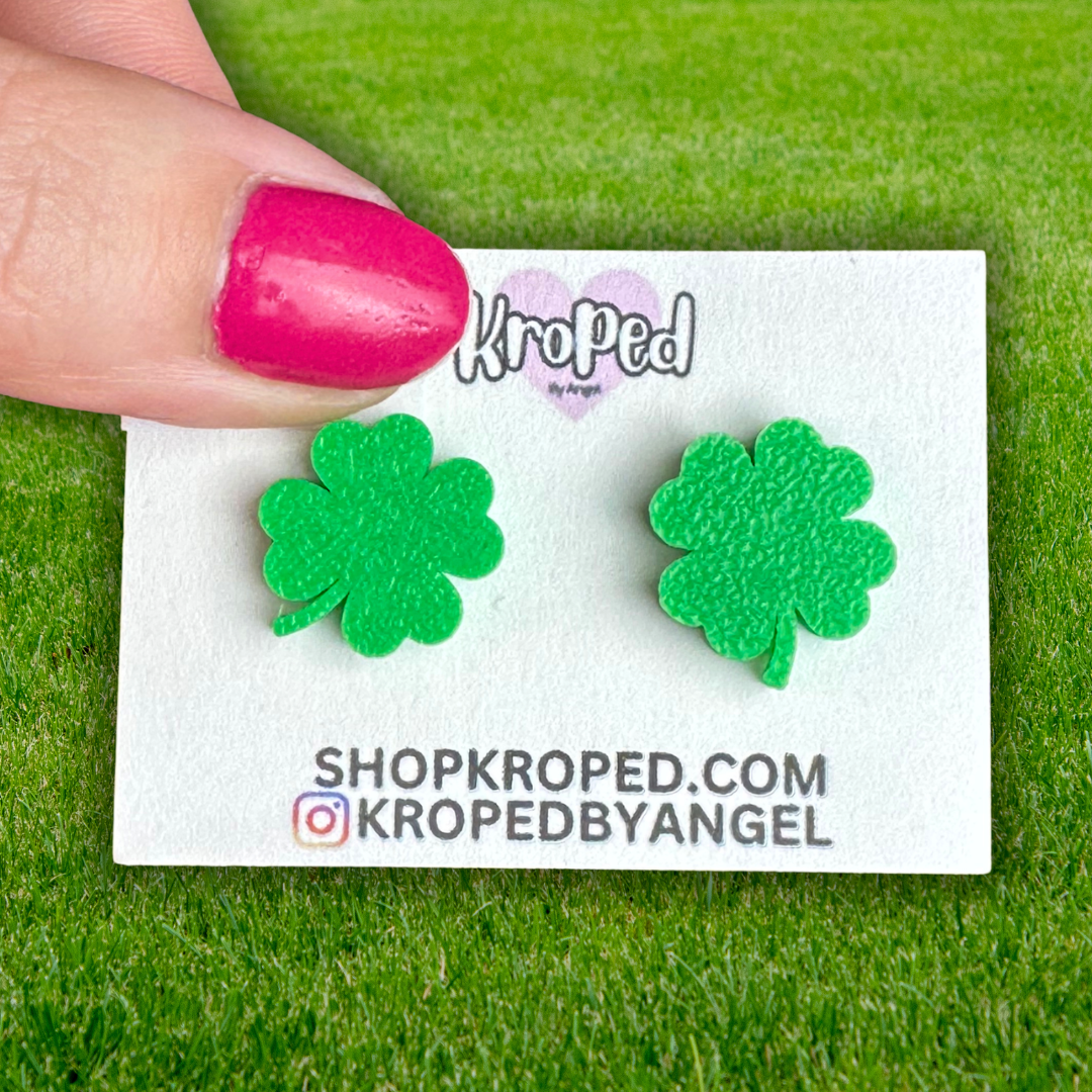 St. Patricks Day Stud Earrings