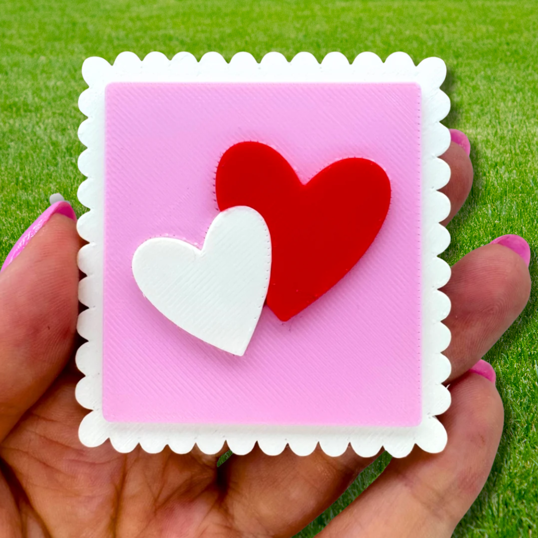 Heart Stamp Magnet