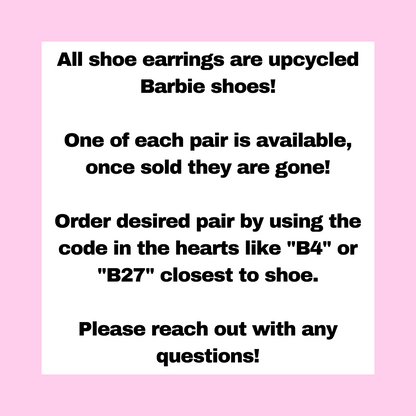 Doll Shoe Earrings