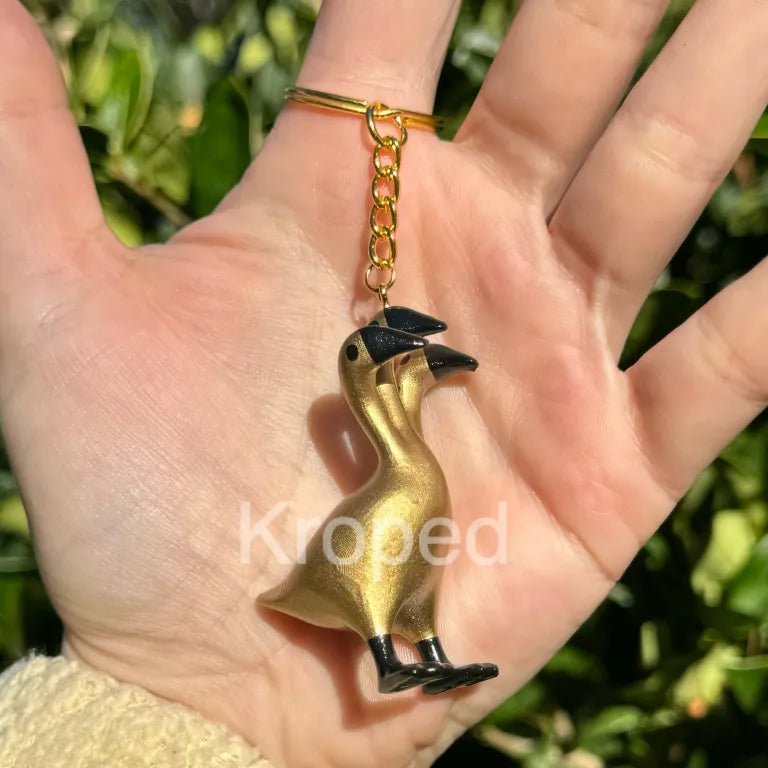 3 Headed Duck Keychain - Kroped