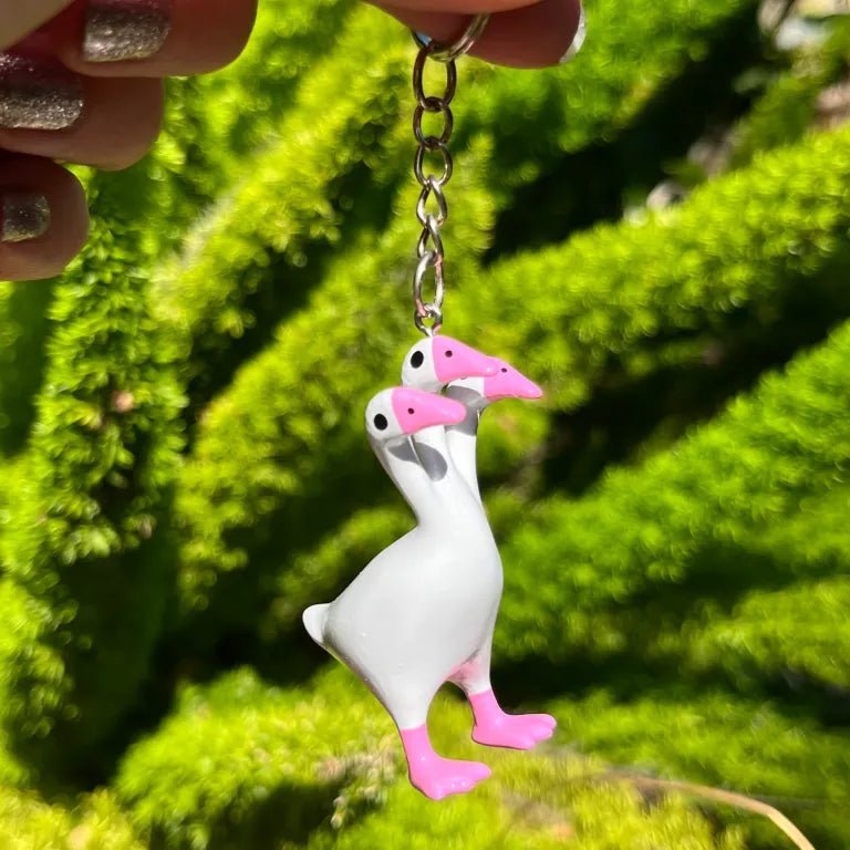 3 Headed Duck Keychain - Kroped
