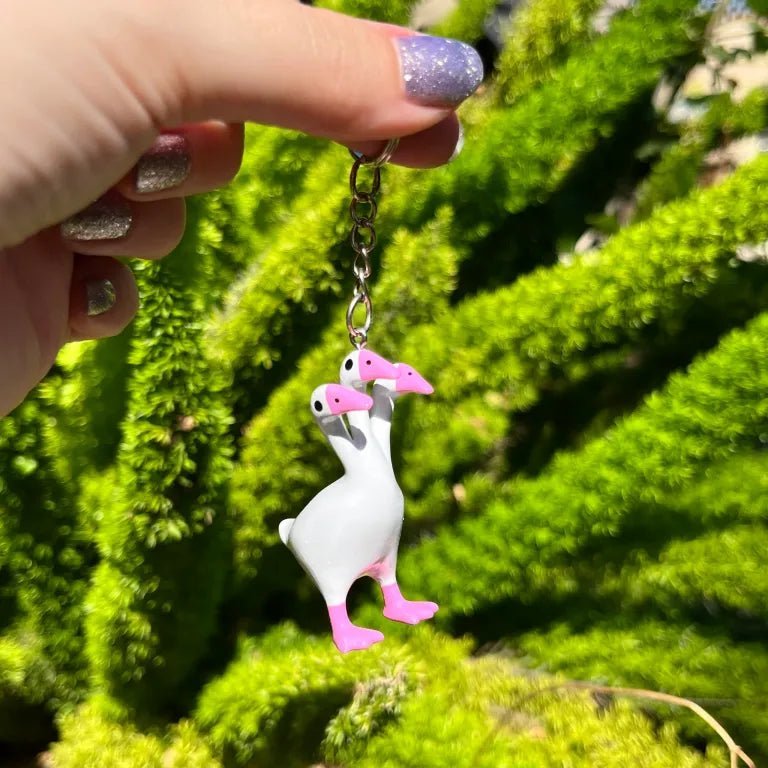 3 Headed Duck Keychain - Kroped