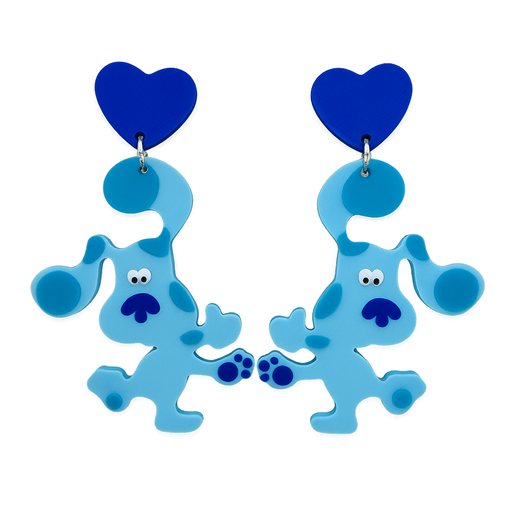 Dog Cartoon Character Dangle Earrings