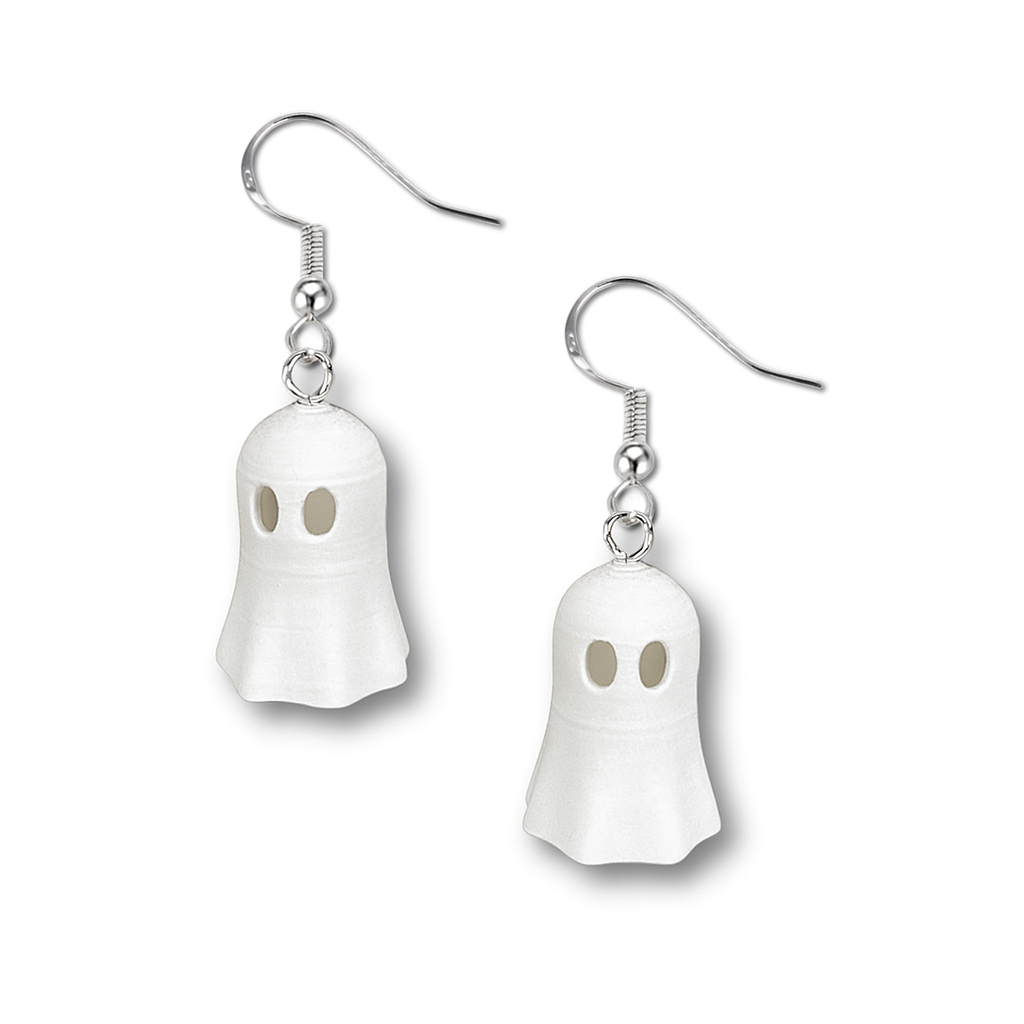 Tiny Ghost Earrings