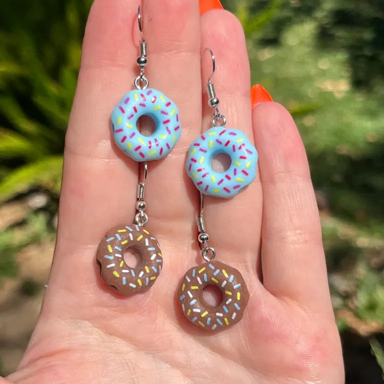 Sprinkle Donut Earrings