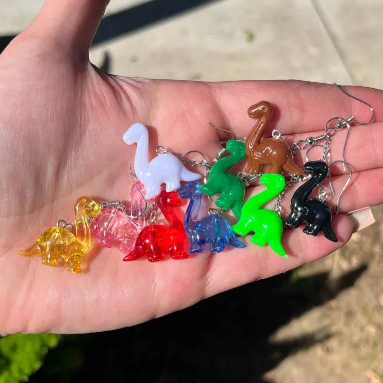 Dinosaur Charm Earrings