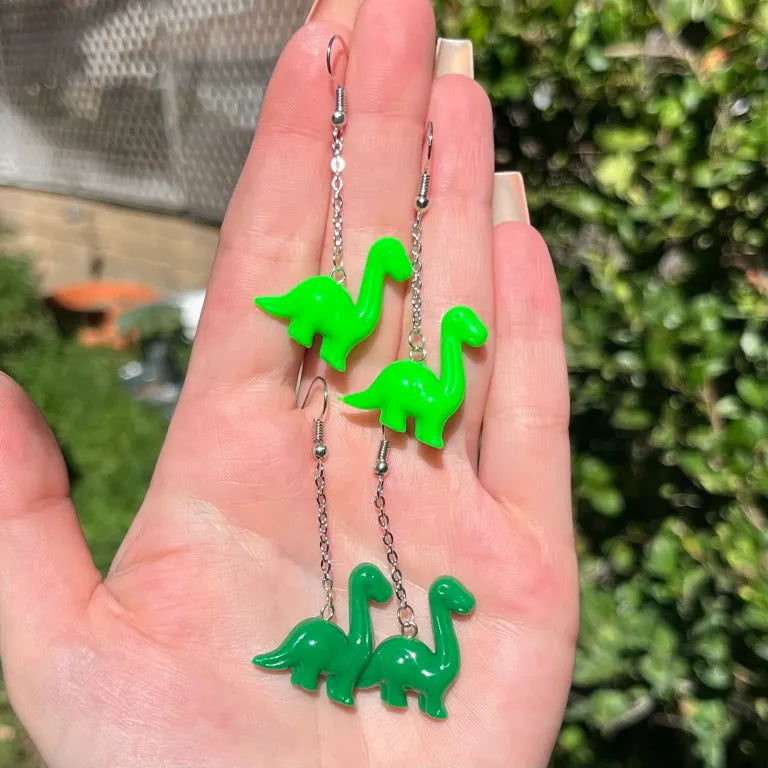 Dinosaur Charm Earrings