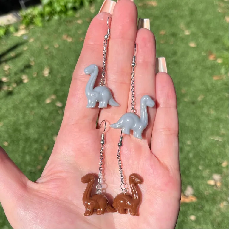 Dinosaur Charm Earrings