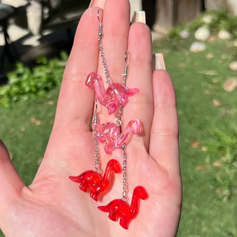 Dinosaur Charm Earrings