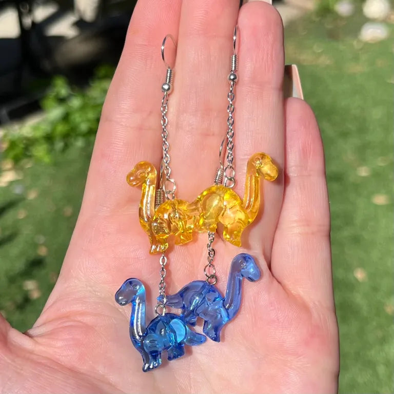 Dinosaur Charm Earrings