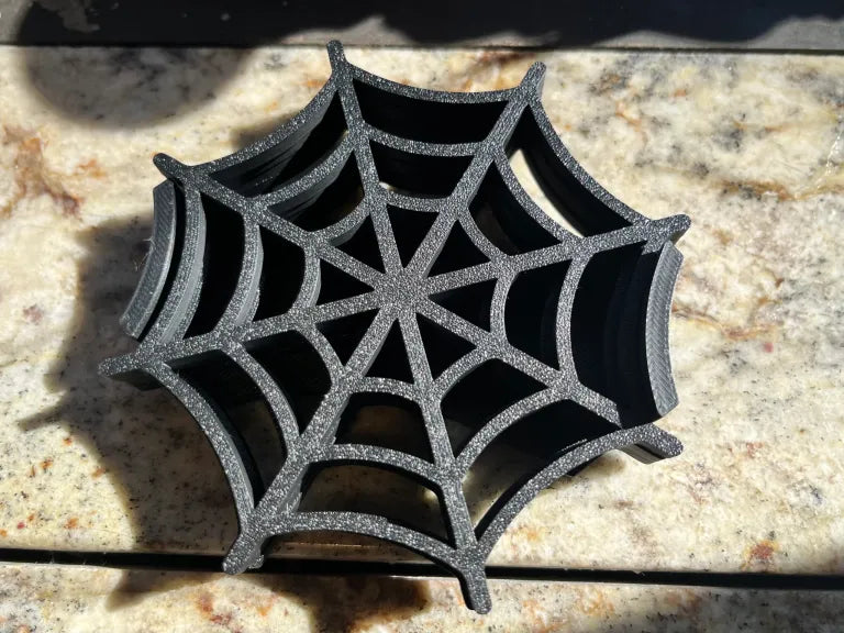 Spider Web Coaster Set