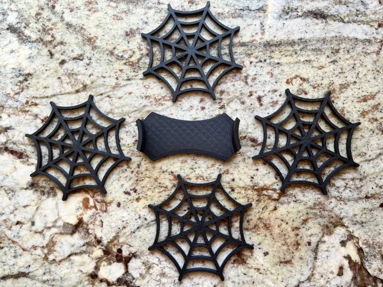 Spider Web Coaster Set