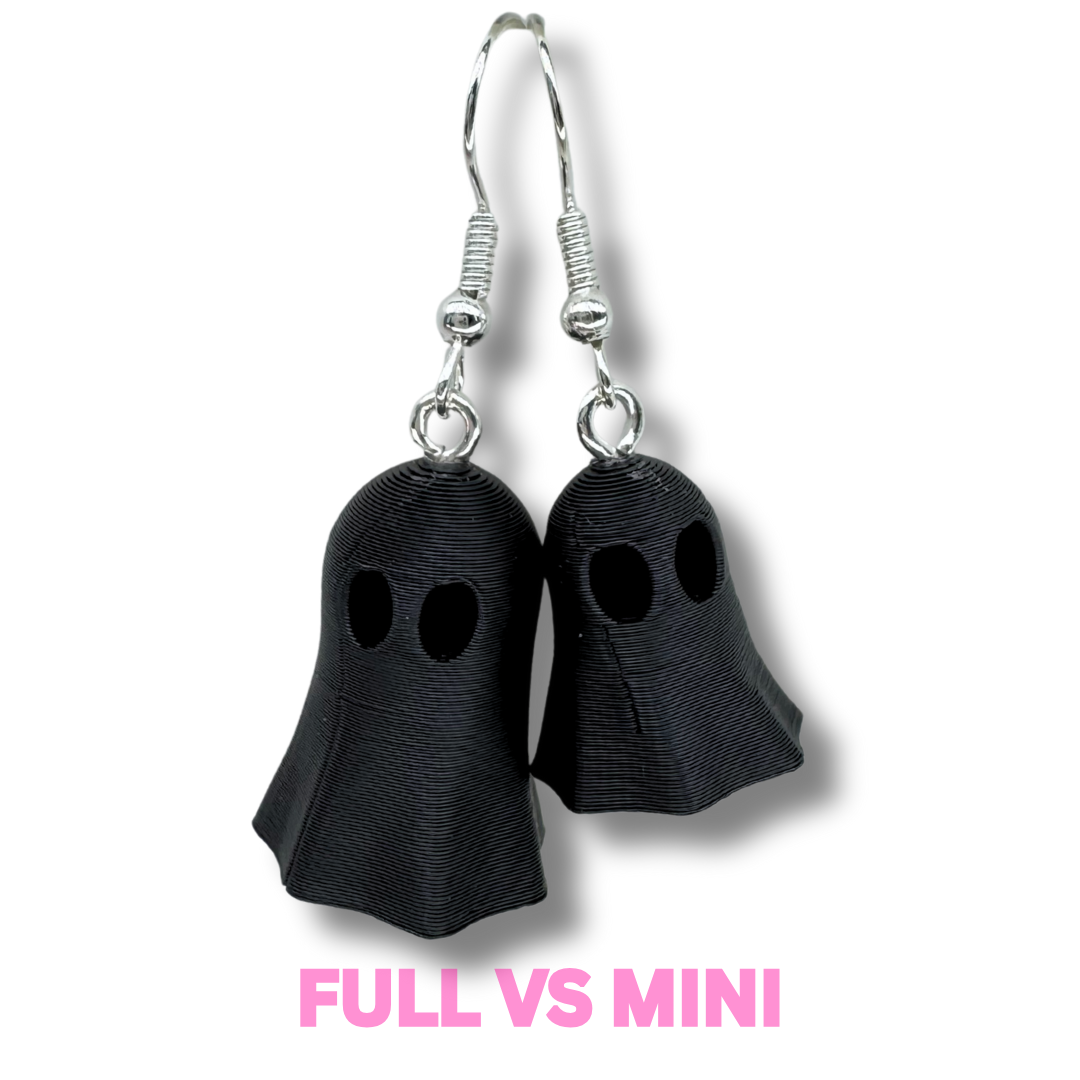 Tiny Ghost Earrings