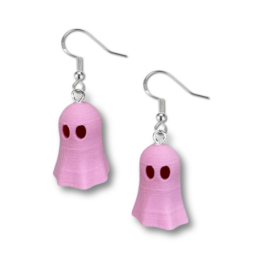 Tiny Ghost Earrings