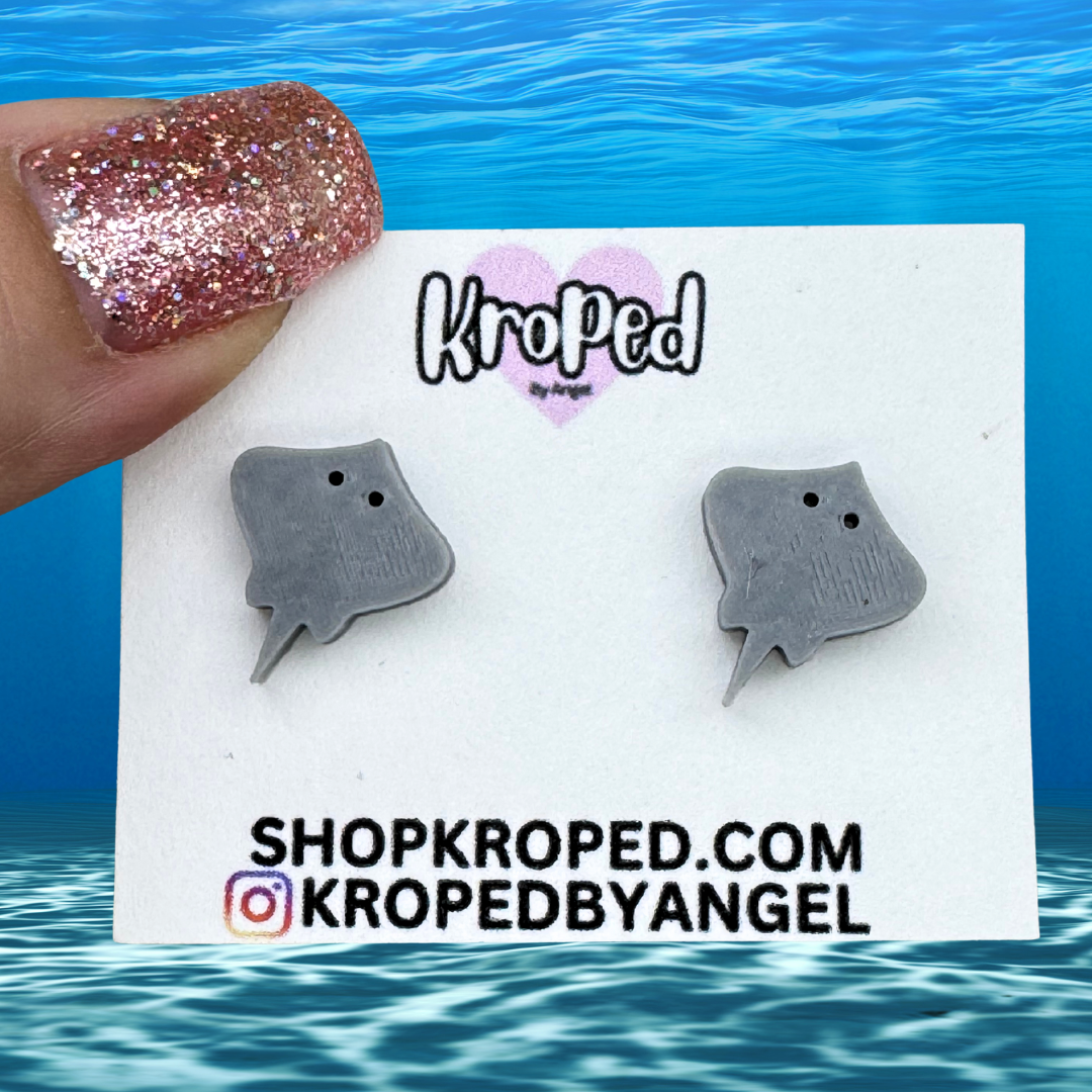 Stingray Stud Earrings
