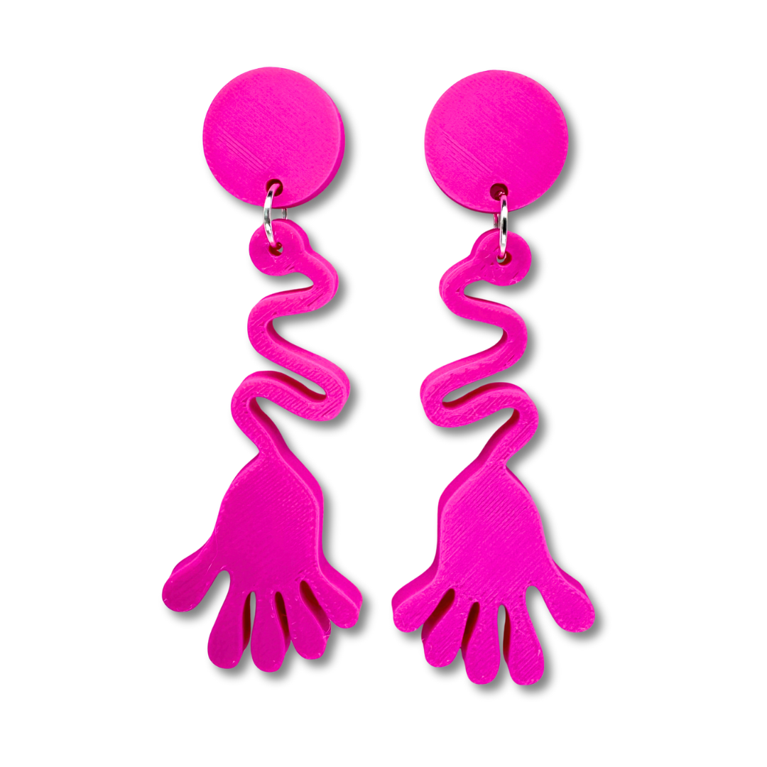 Sticky Hand Earrings