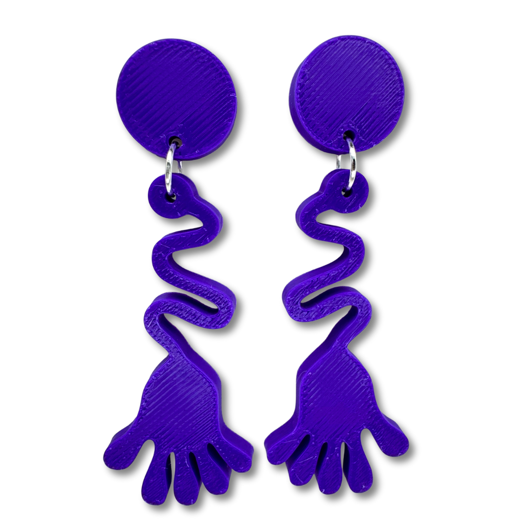 Sticky Hand Earrings