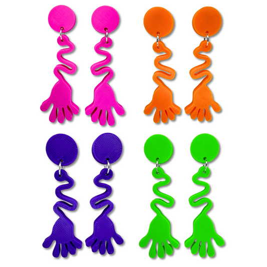 Sticky Hand Earrings