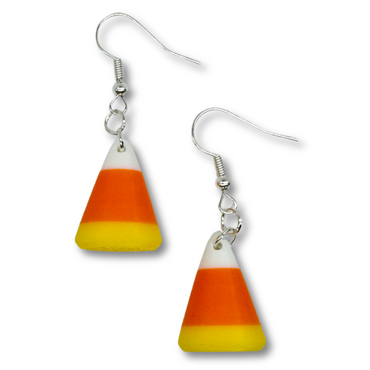 3D Candy Corn Earrings
