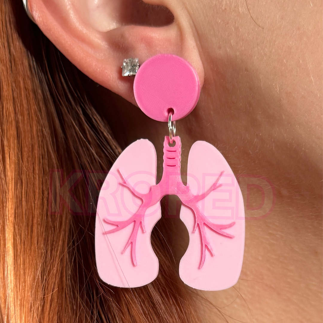 Lung Earrings