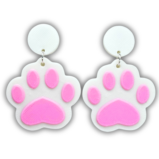 Cat Paw Stud Earrings