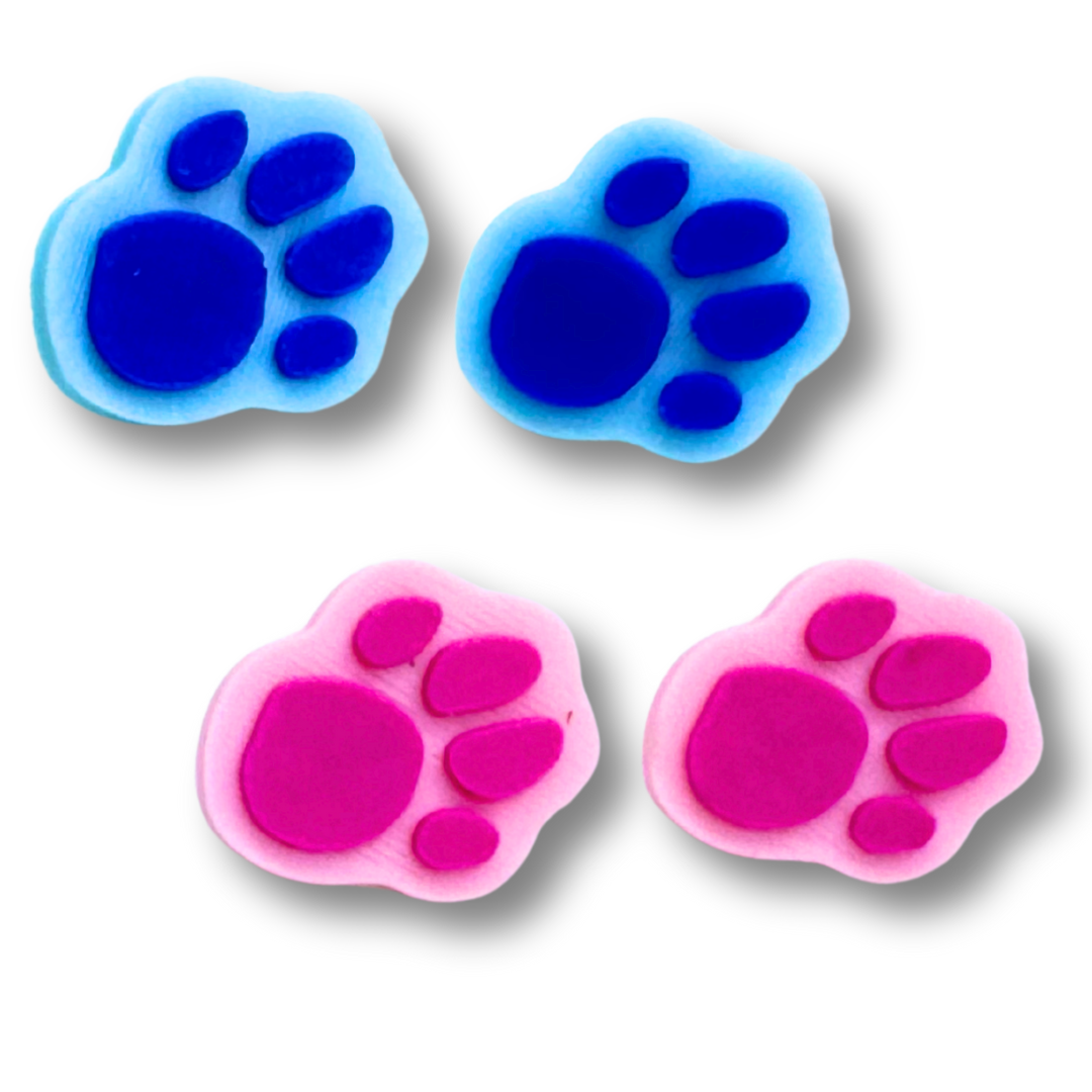 Cat Paw Cartoon Stud Earrings
