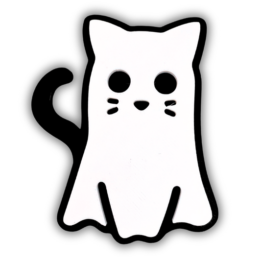 Ghost Kitty Magnet
