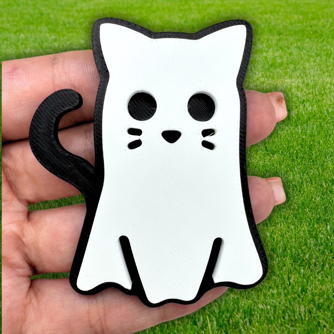 Ghost Kitty Magnet