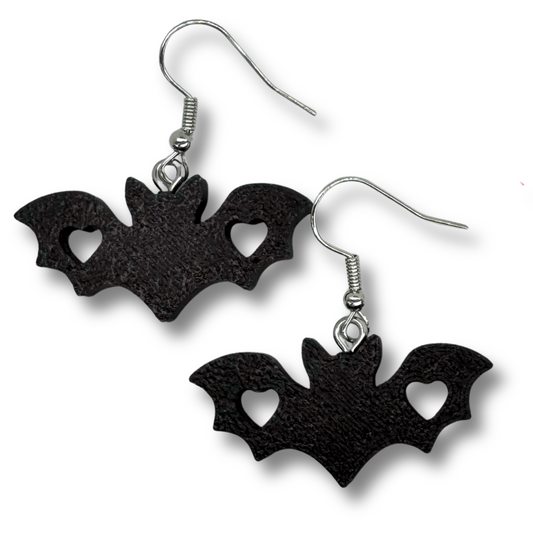 Heart Bat Earrings