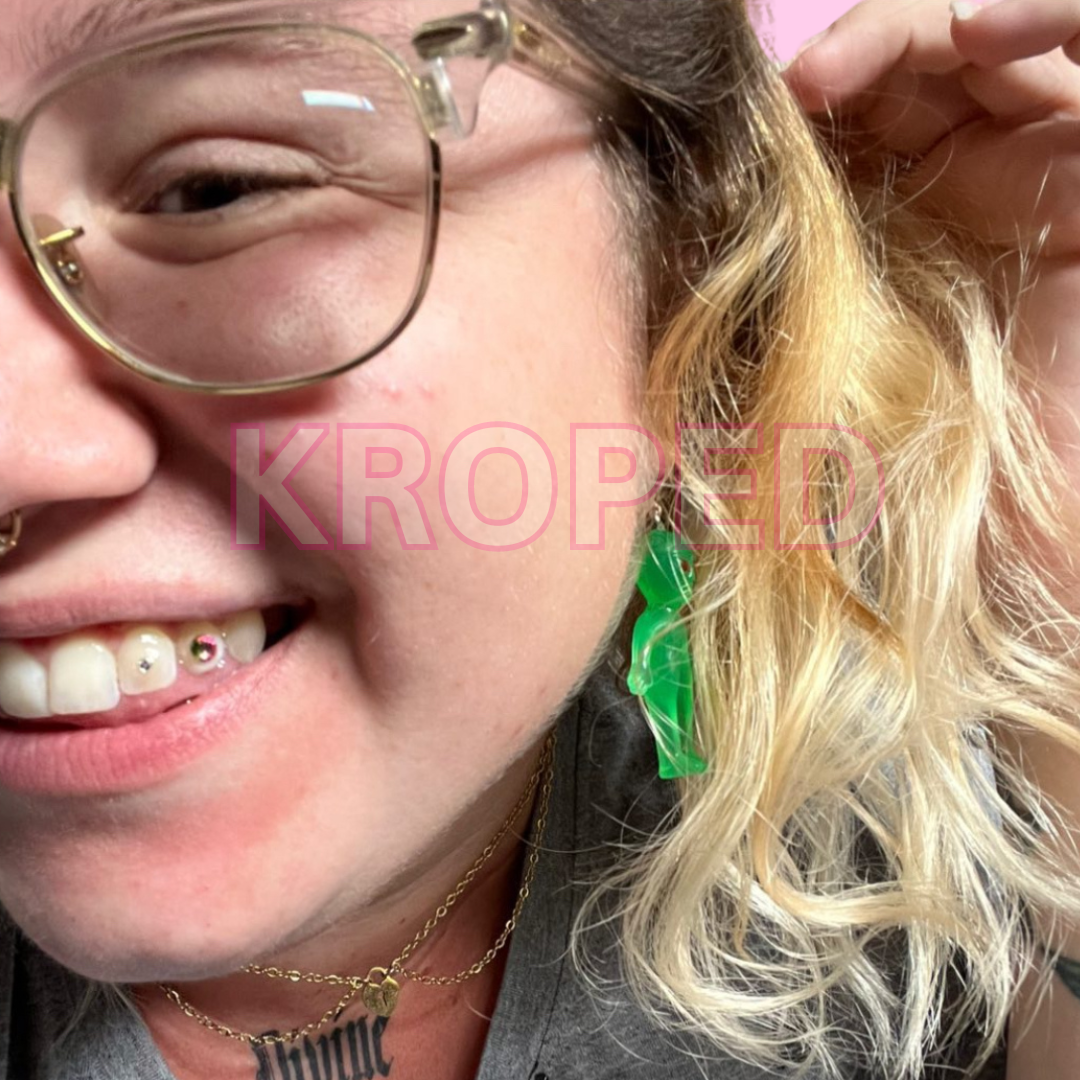 Glow in-the-Dark Alien Earrings