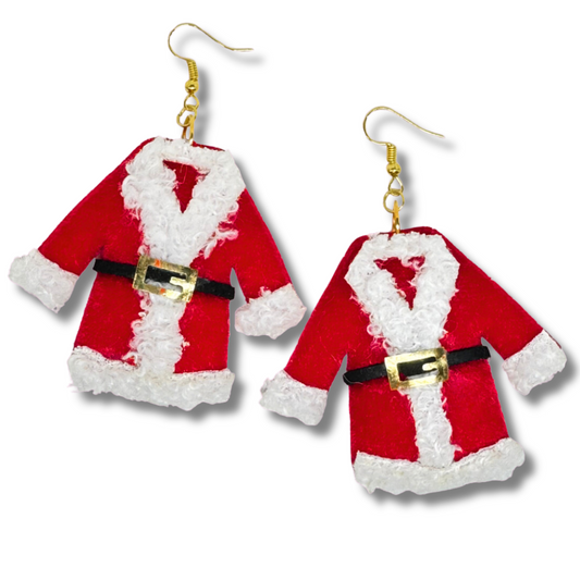 Santa's Coat Earrings