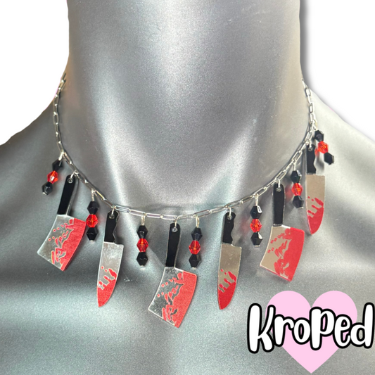 Halloween Knife Necklace