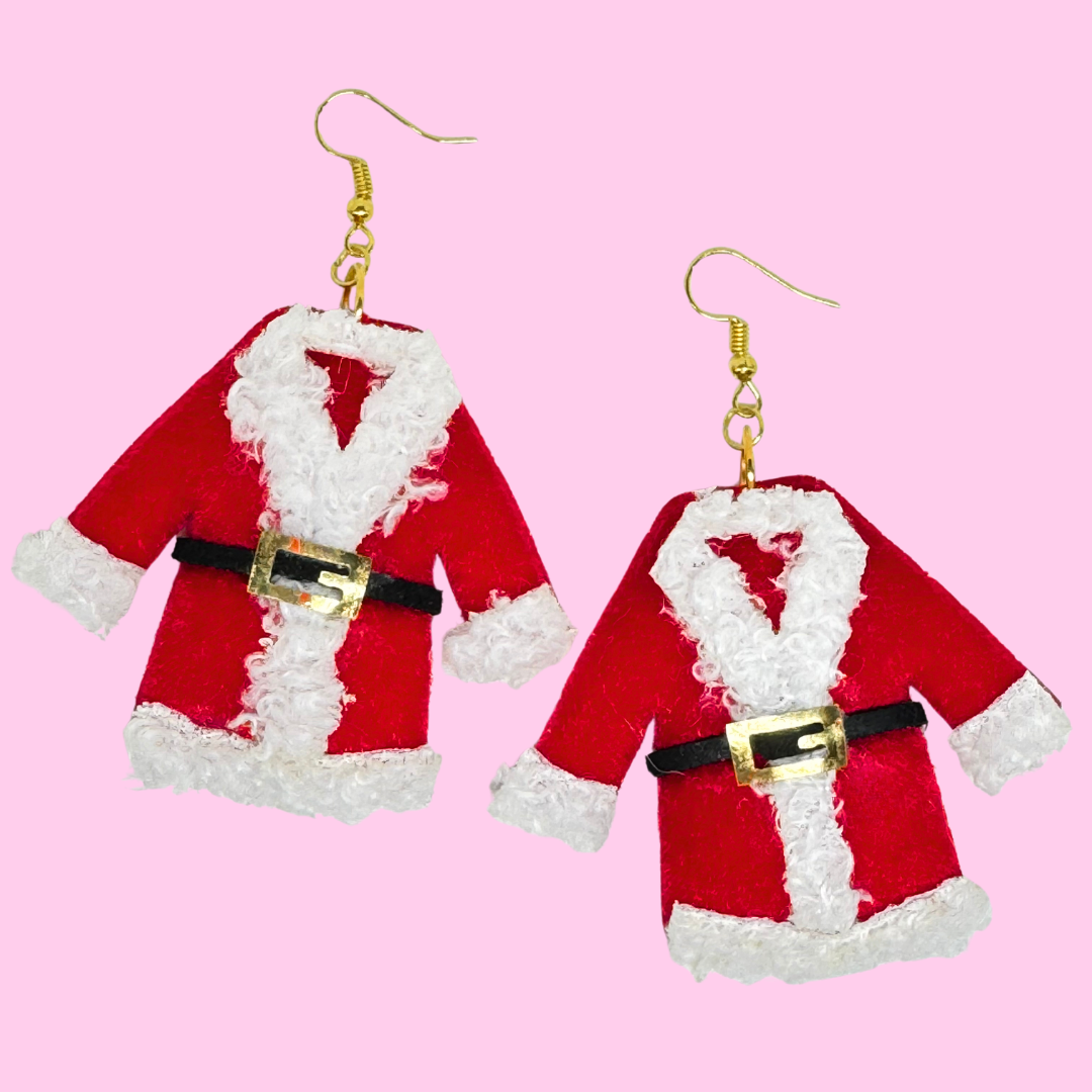 Santa's Coat Earrings