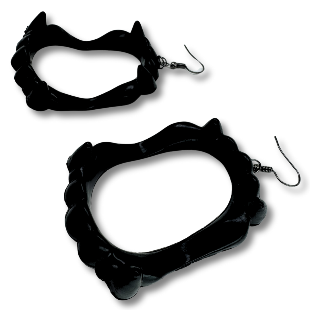 Vampire Teeth Earrings