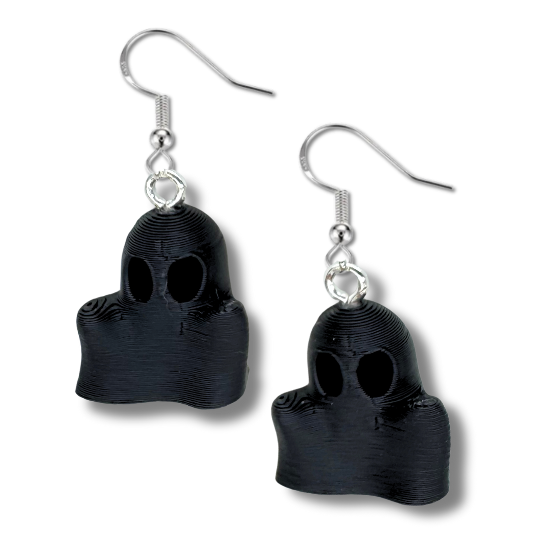 Tiny Ghost Earrings