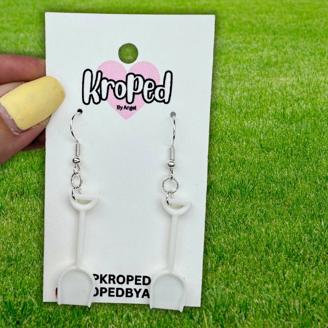 Tiny Shovel Earrings