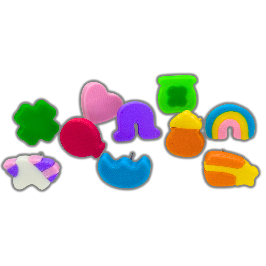Lucky Cereal Stud Earring Pack