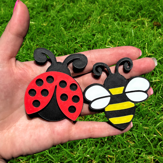 Bug Magnets Ladybug and Bee