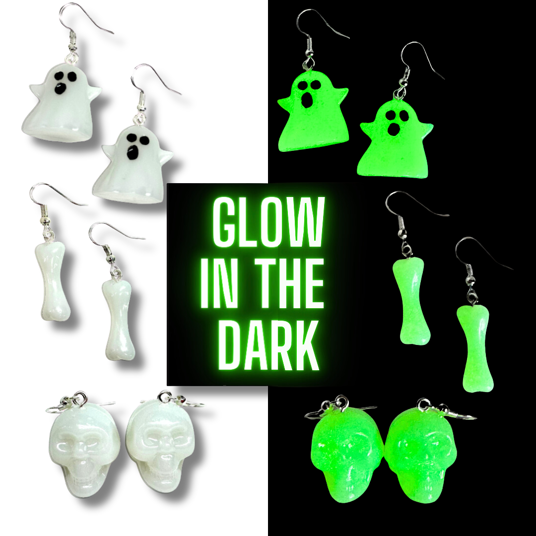 Halloween Glow in the Dark Earrings