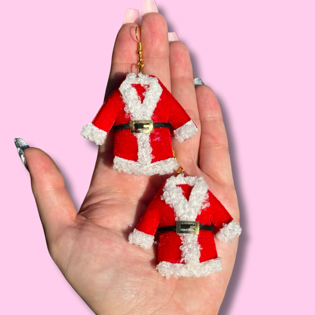 Santa's Coat Earrings