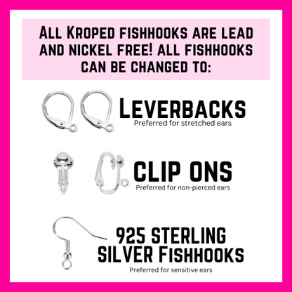 Silver Lock and Key Earrings