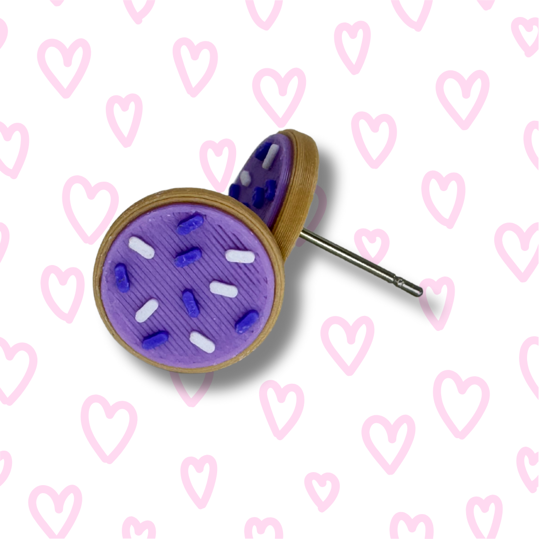 Sugar Cookie Stud Earrings