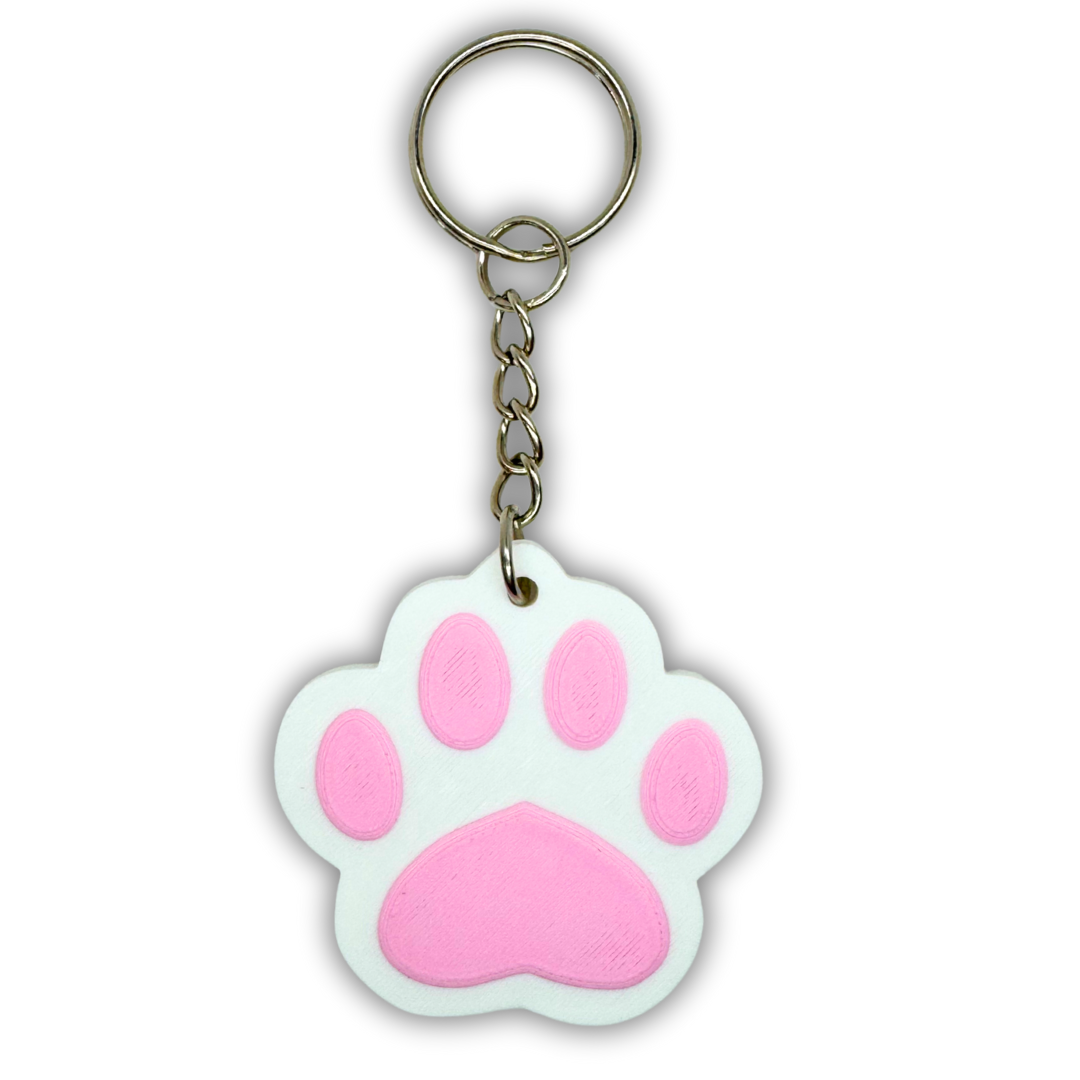 Cat Paw Keychain