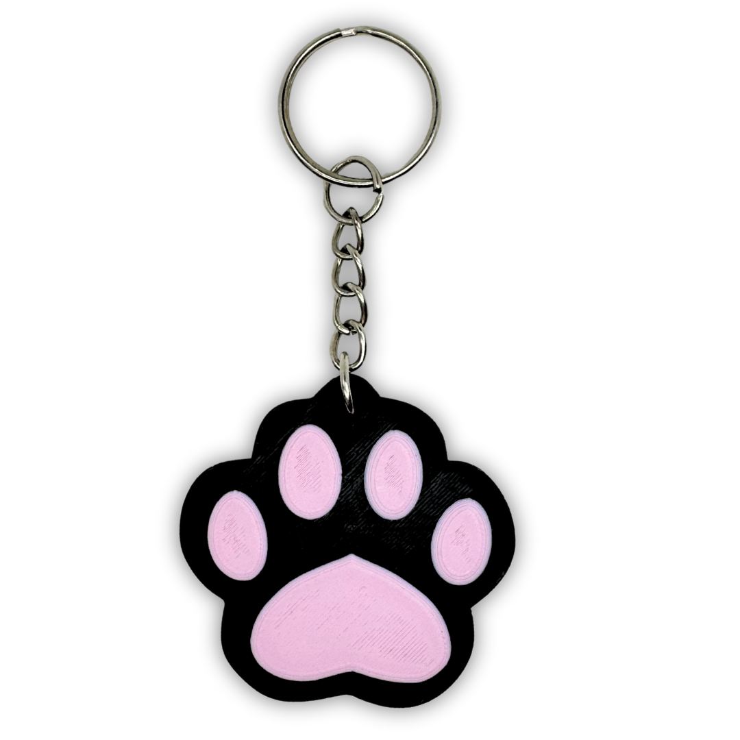 Cat Paw Keychain