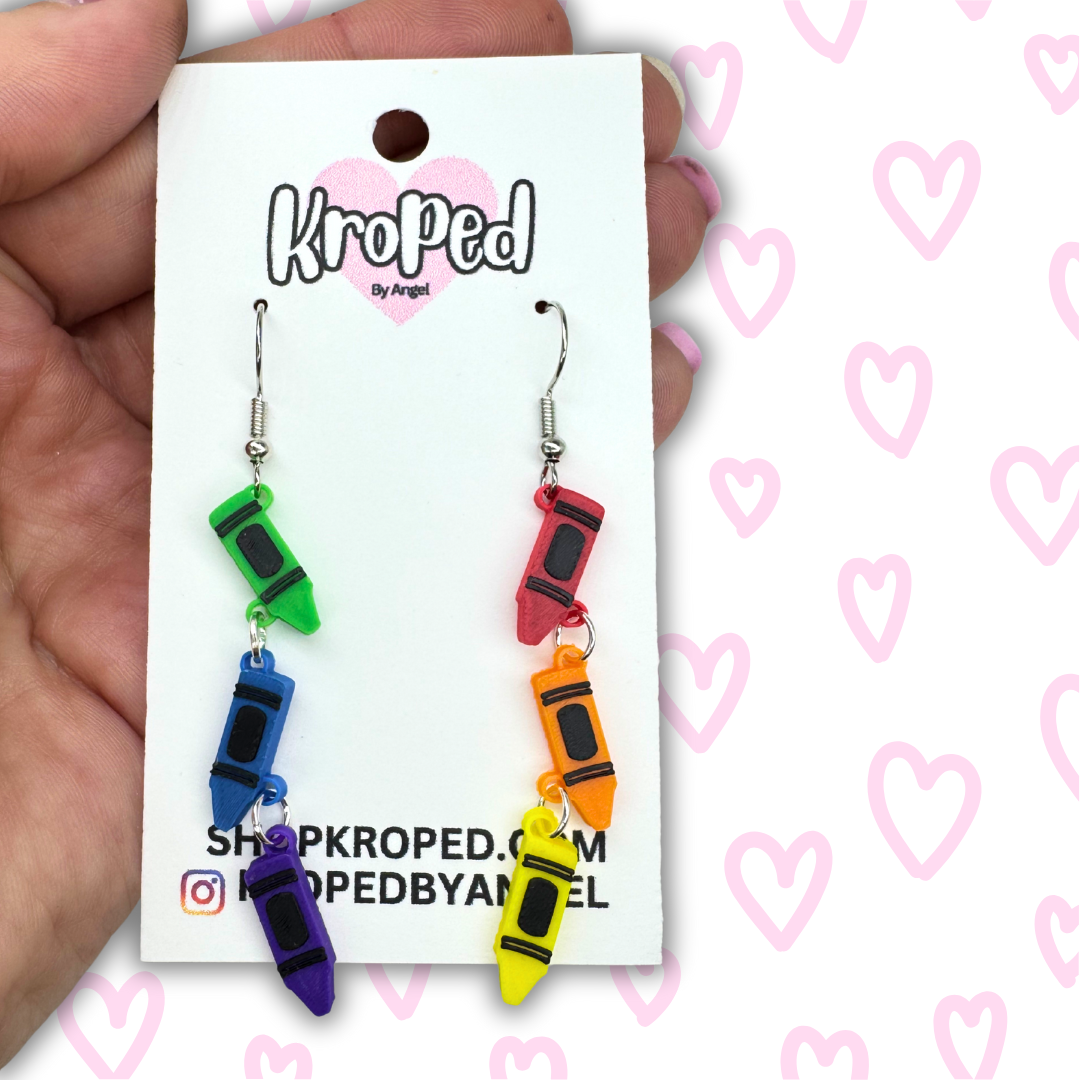 Crayon Earrings