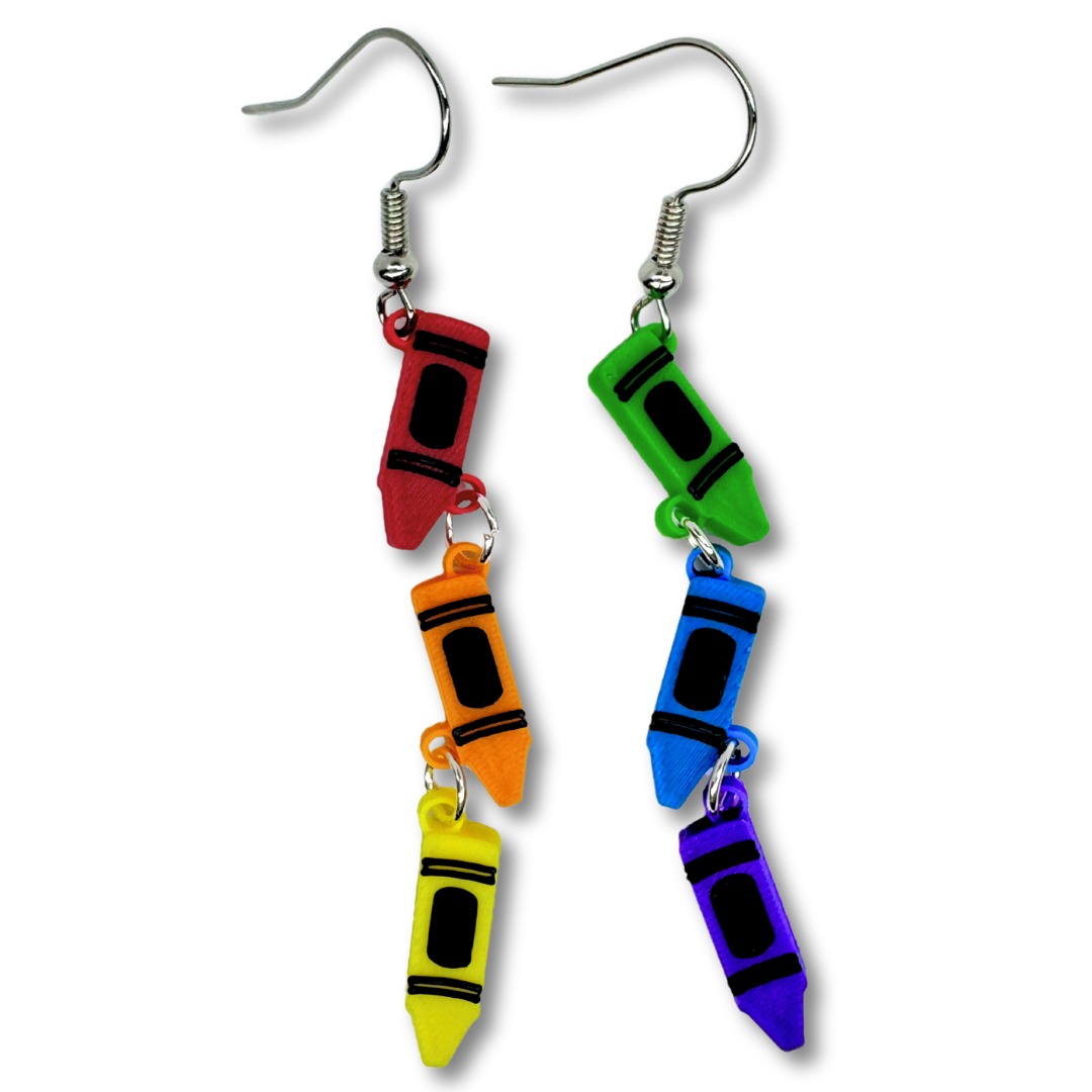 Crayon Earrings