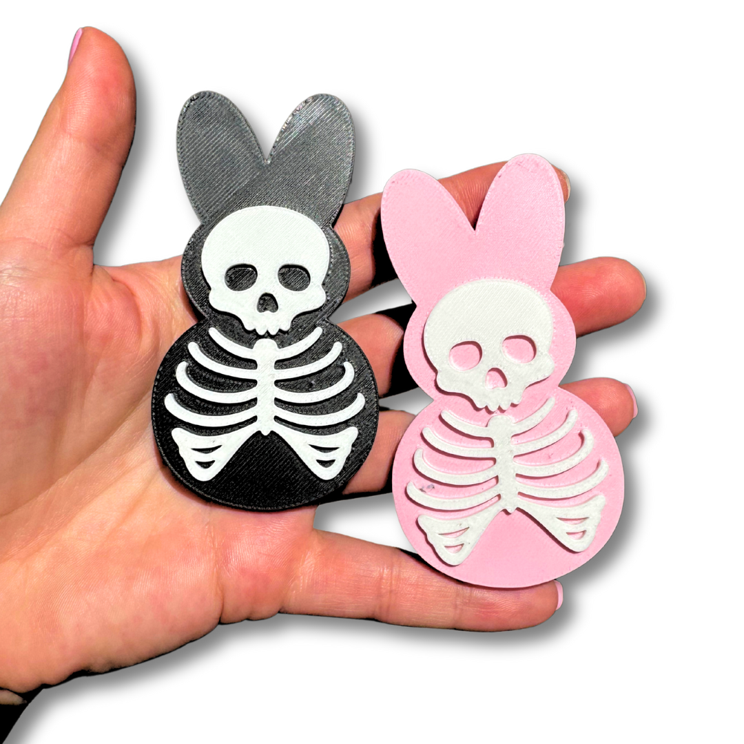 Skelton Marshmallow Peep Magnet