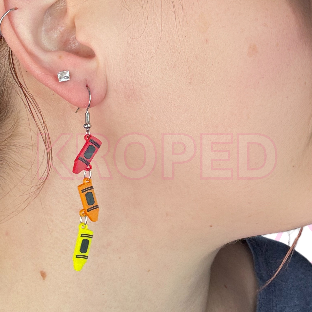 Crayon Earrings