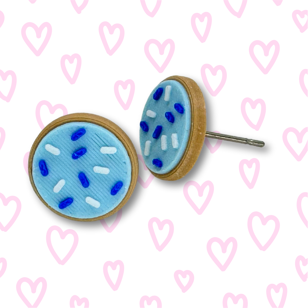 Sugar Cookie Stud Earrings